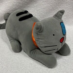 Caillou Gilbert cat Orange Collar plush